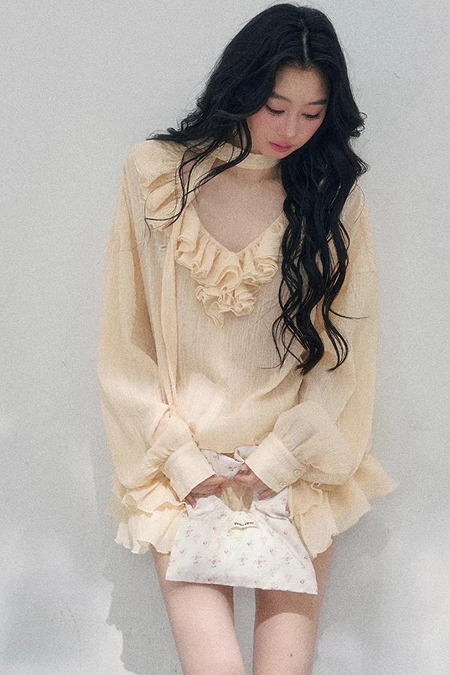 Evening Breeze French Dress Set