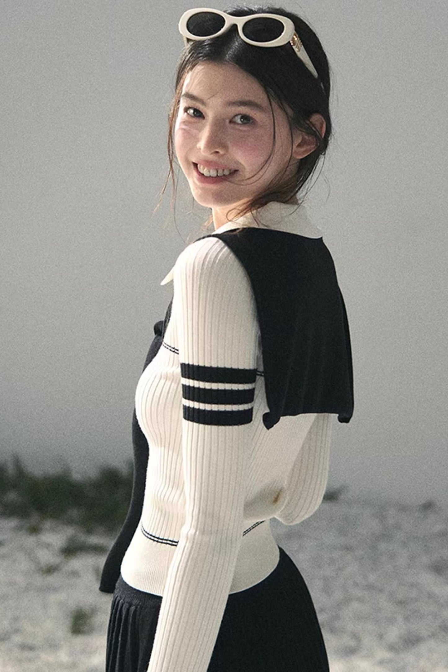 Delhi College Knit Top Set