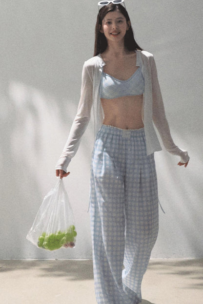 Stretch Chambray Camisole Set