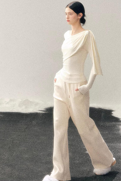 French Ribbon Design Blouse