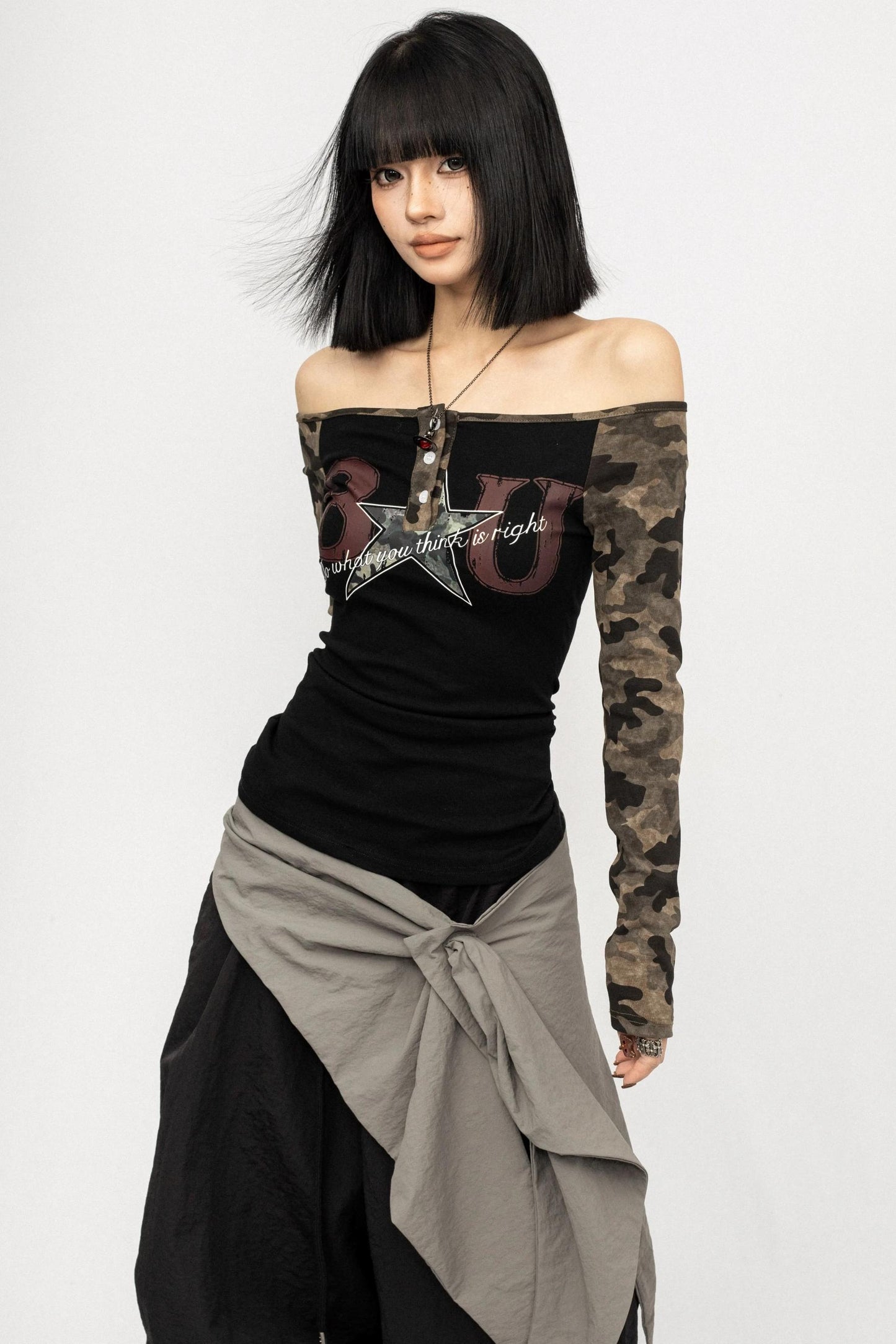 Vintage Camo Stitch T-Shirt