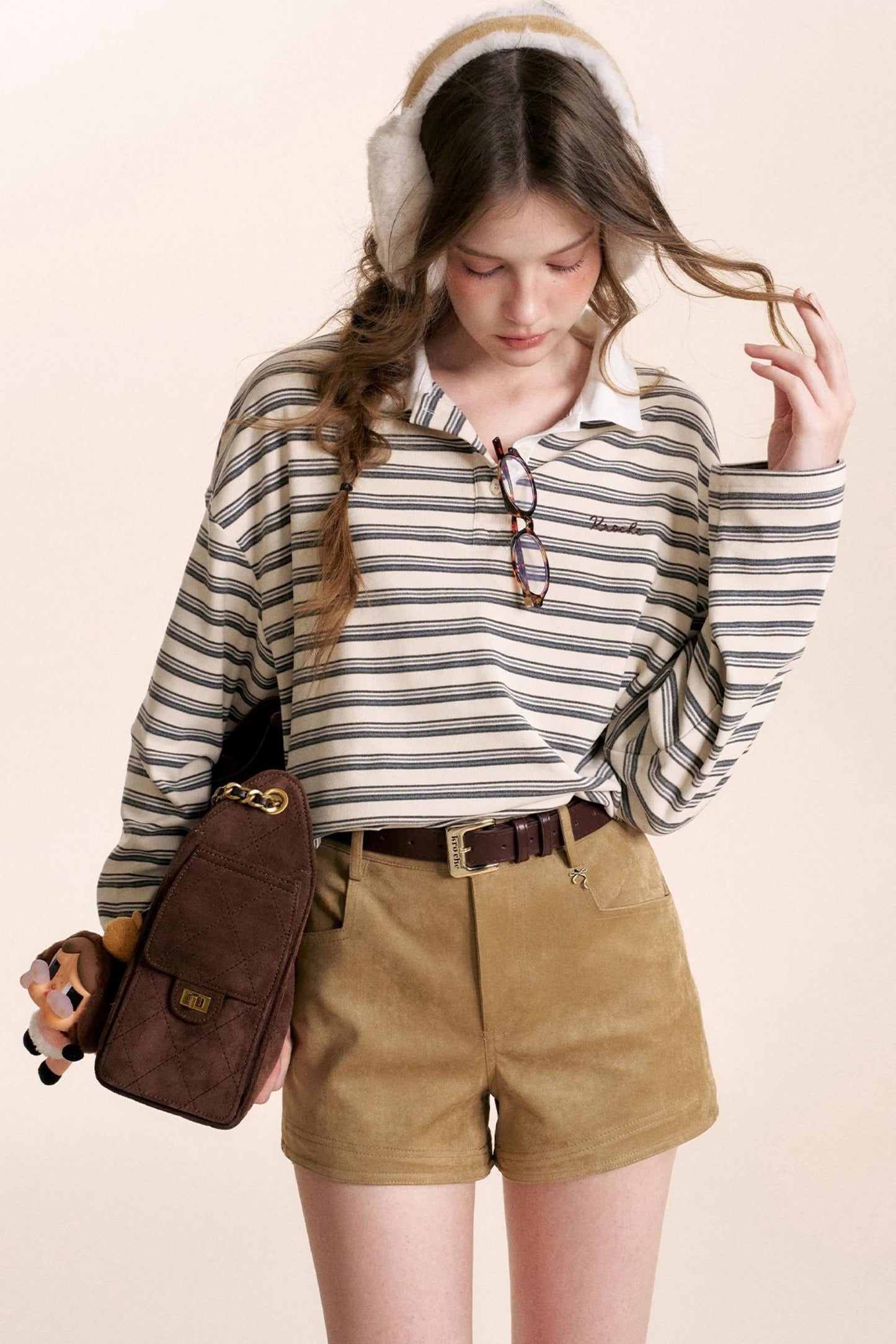 Retro Color-Blocked Polo T-Shirt