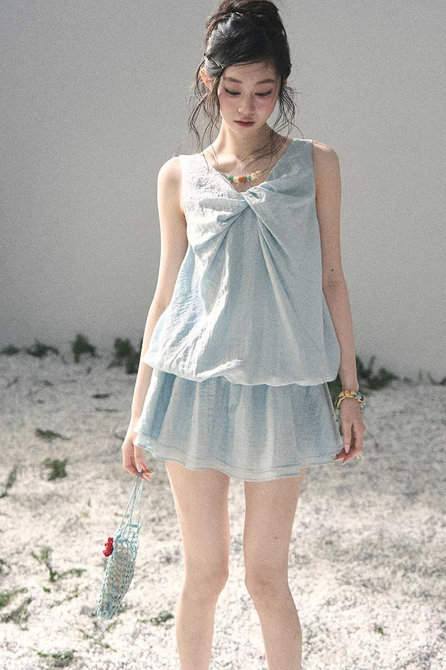 Sweet V-Neck Summer Dress
