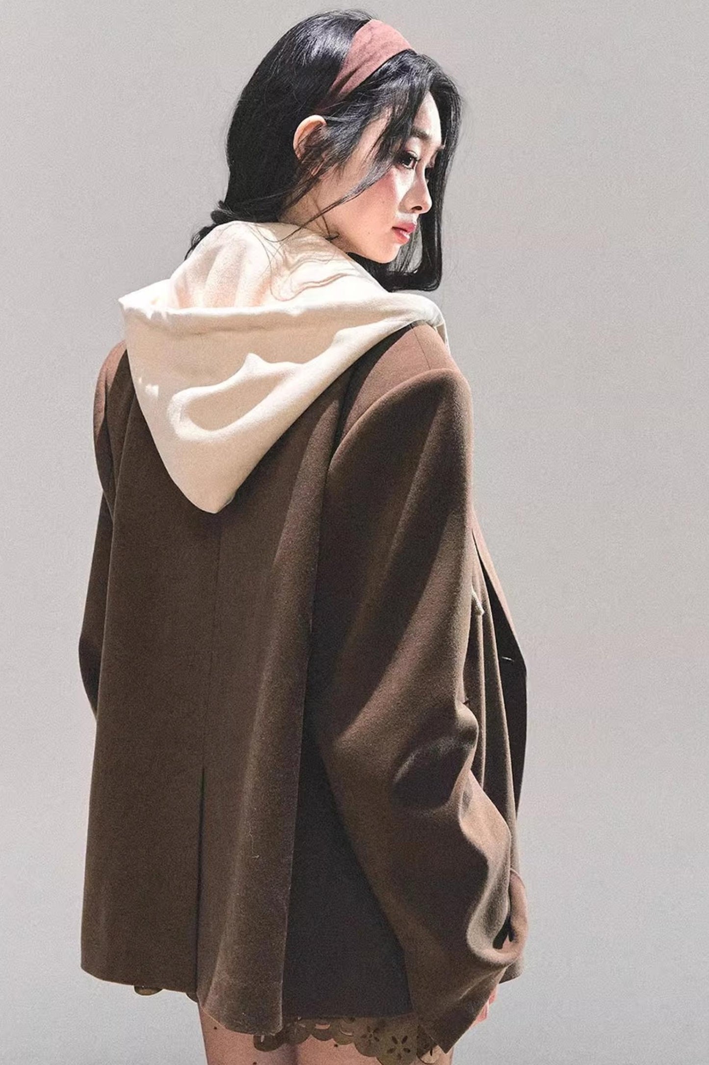 Minimalist Hooded Blazer