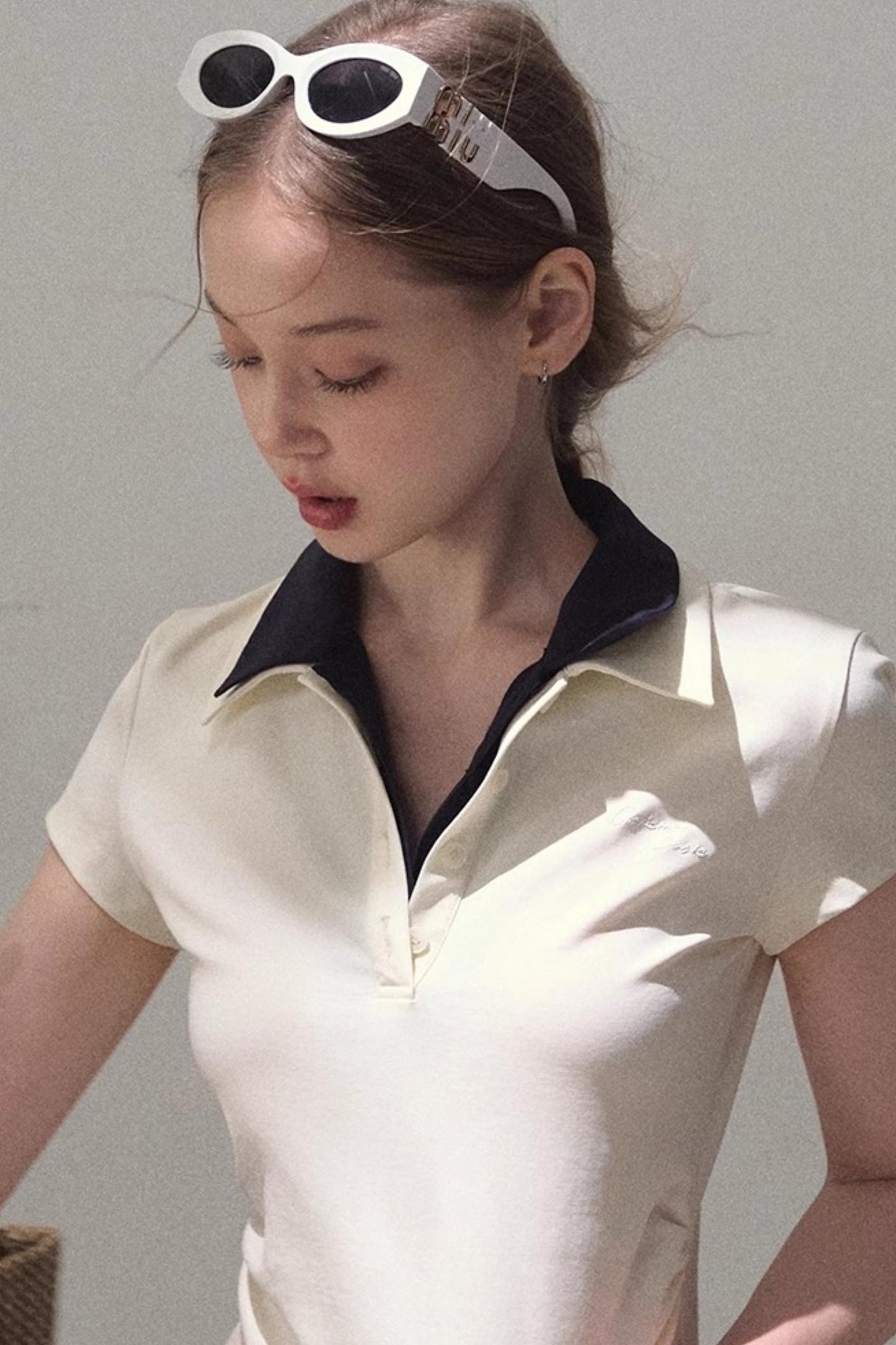 Vintage Lace Poncho Polo Skirt Set-Up