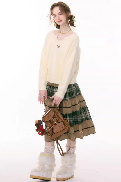 Soft Cloud Bow Sweater