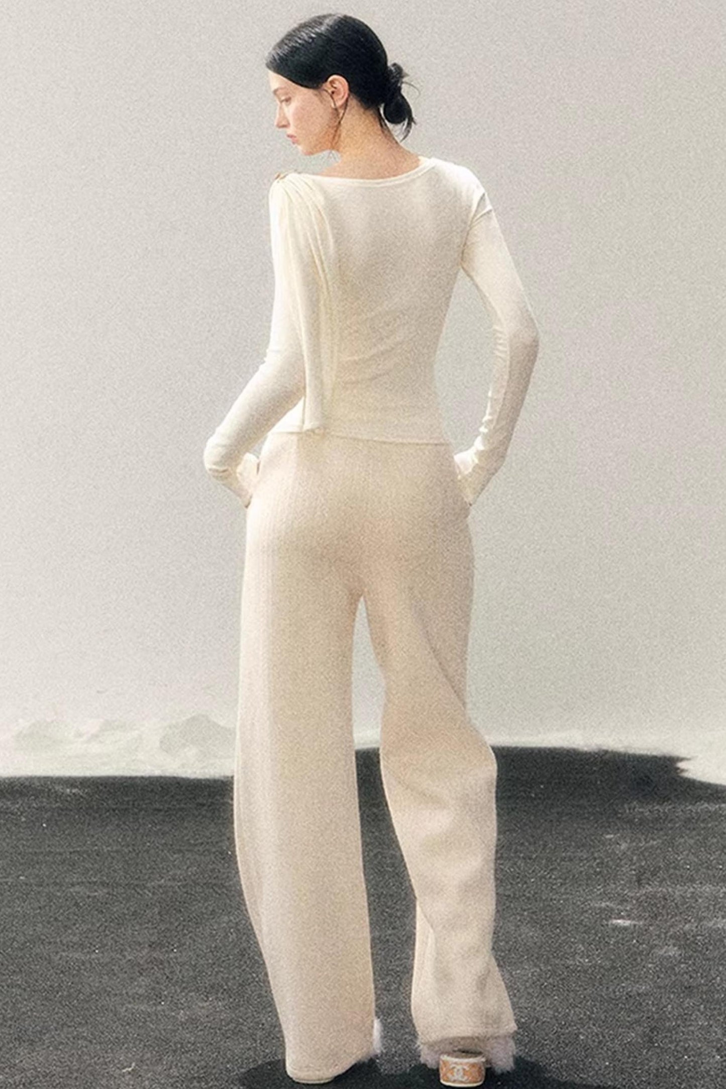 French Ribbon Design Blouse