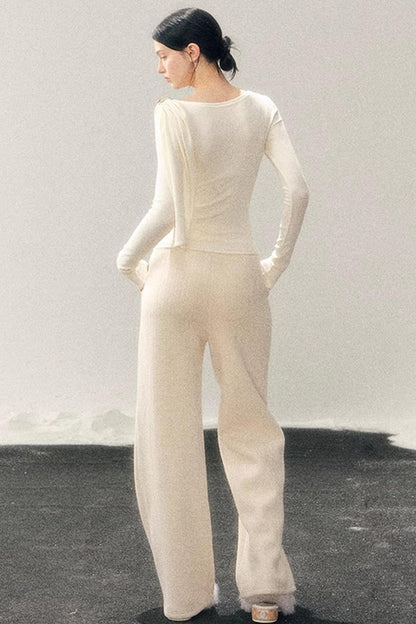 French Ribbon Design Blouse