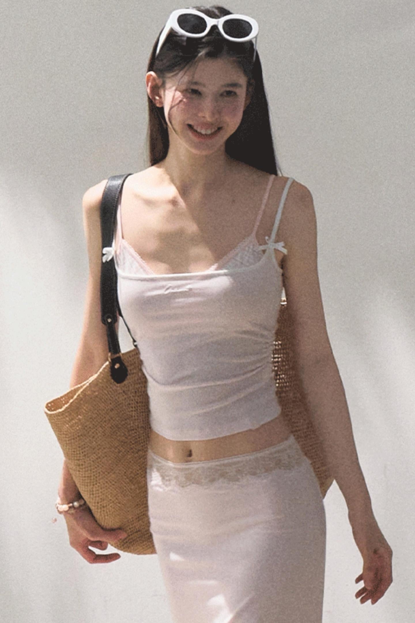 Lace High-Waist Skirt