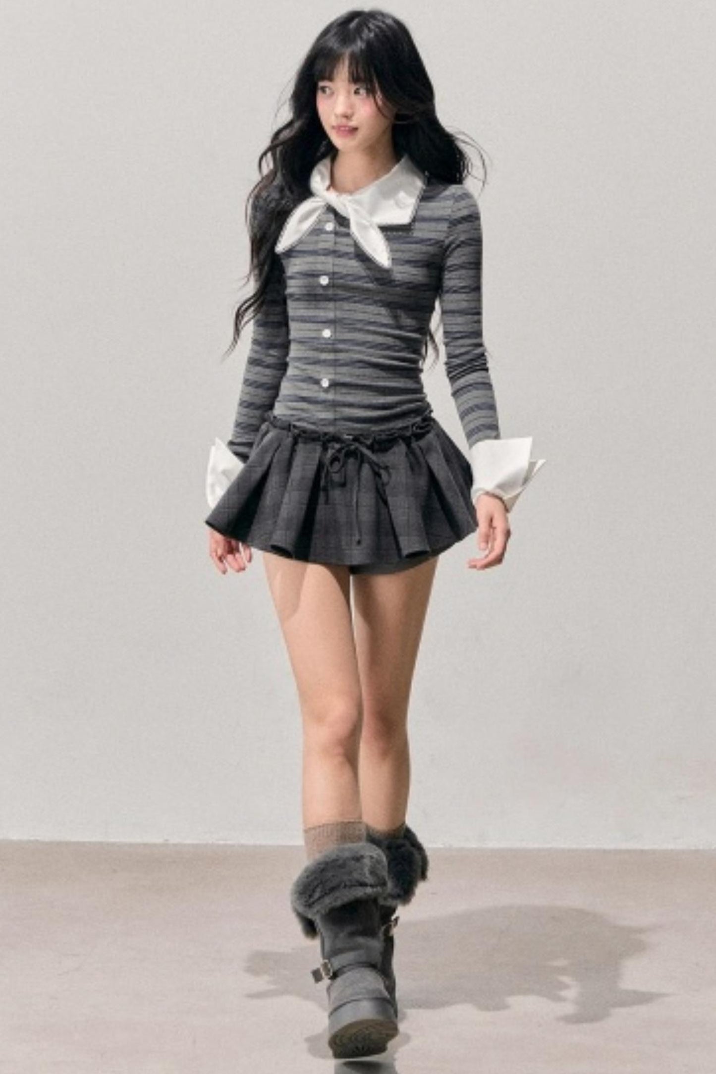 Plaid Annie Waltz Skirt