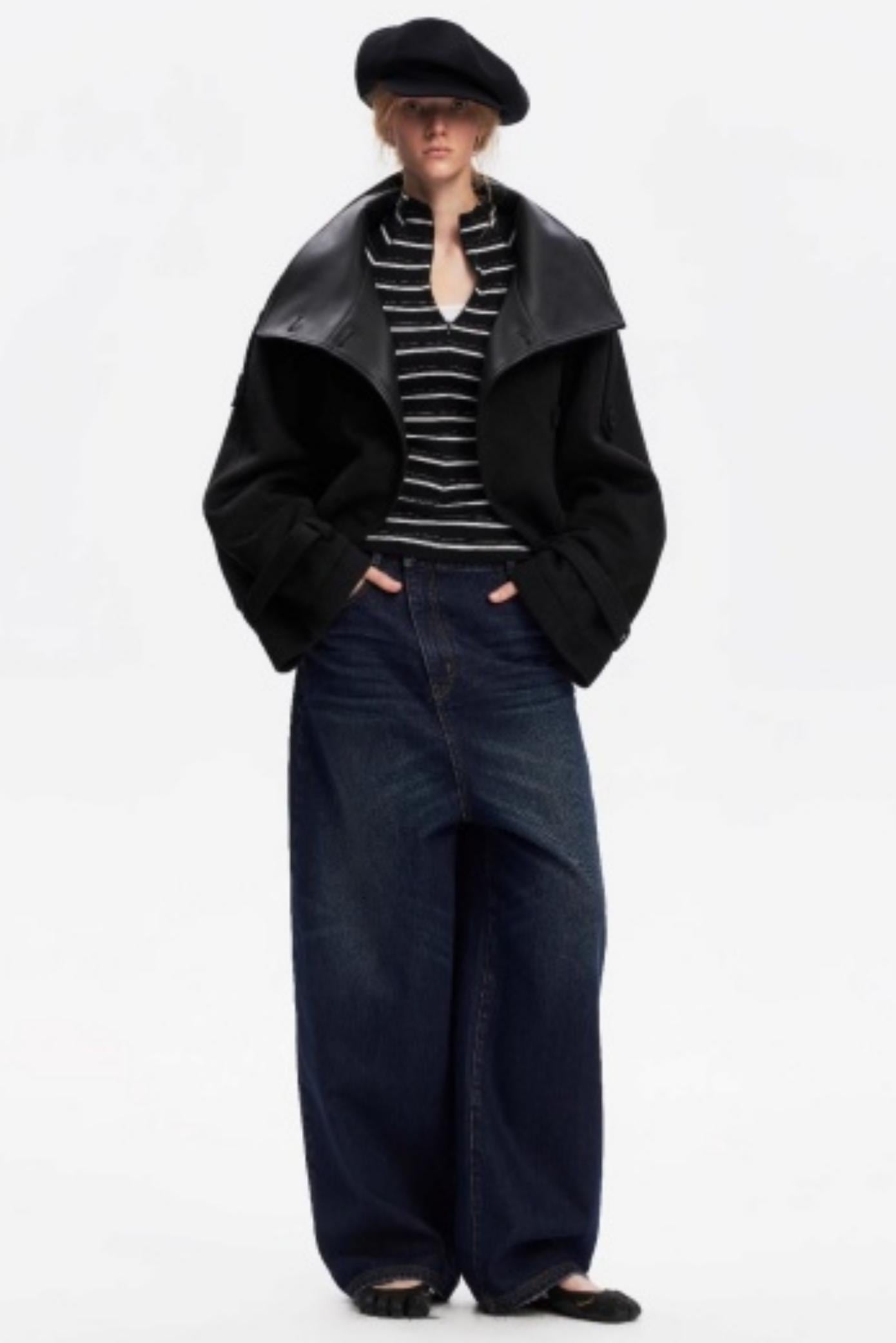 Vintage Striped Slim Knit Top