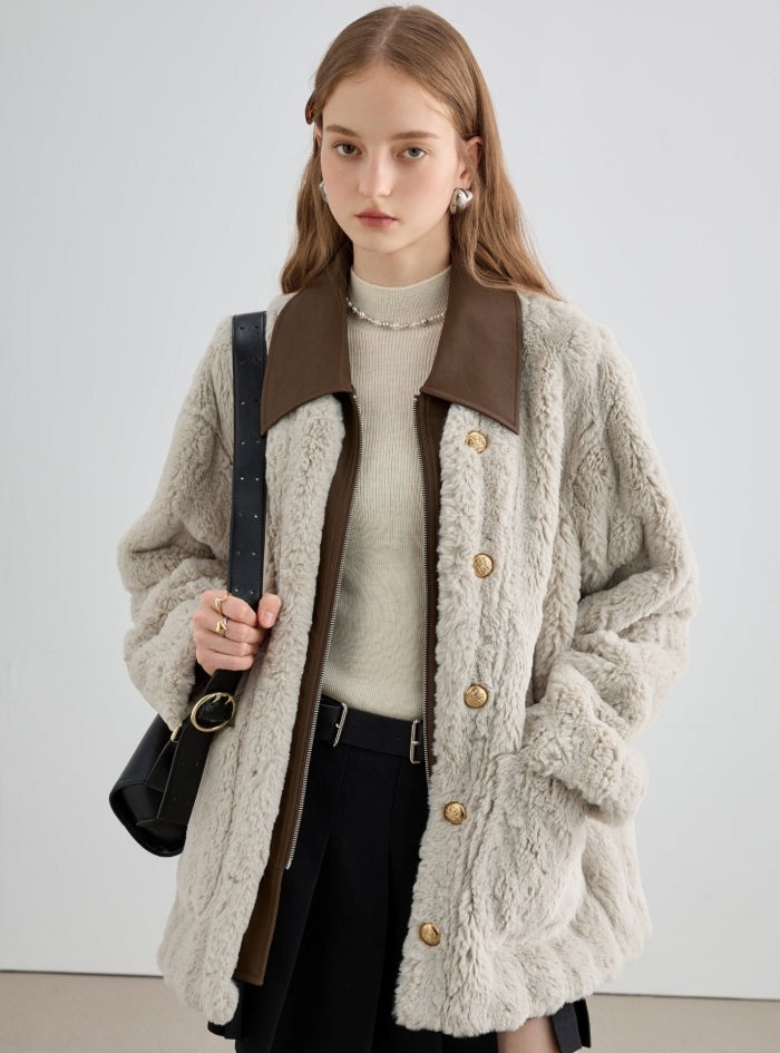 Fur Integrated Down Jacket