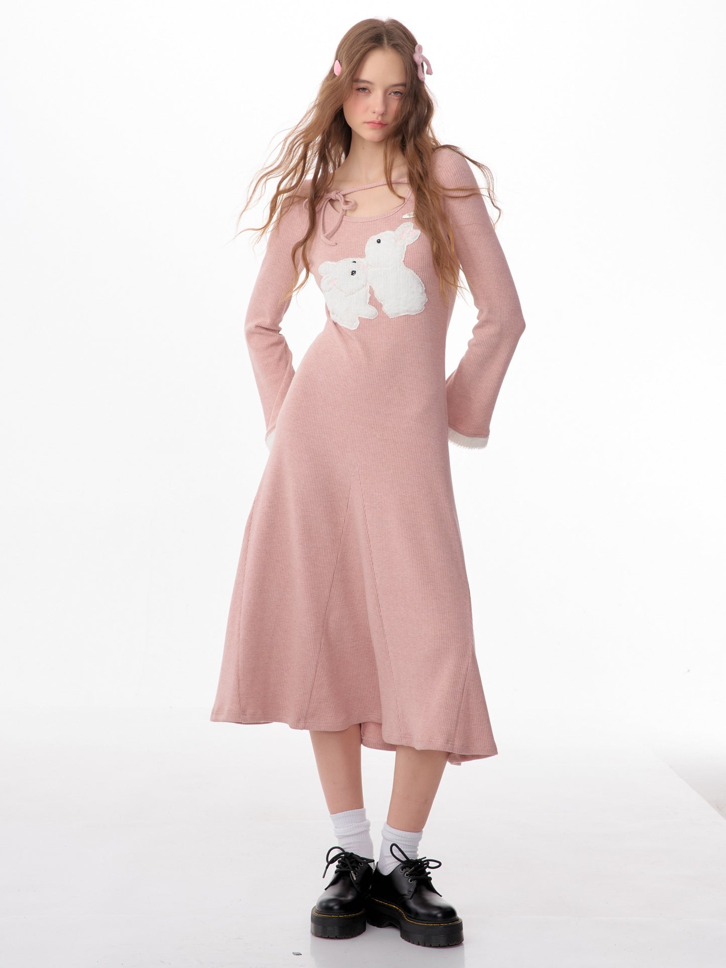 american vintage bunny thin dress