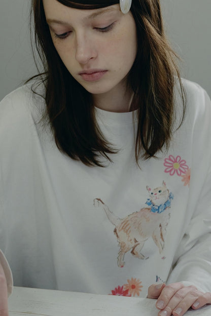 Custom Floral Long Sleeve Tee Set-Up