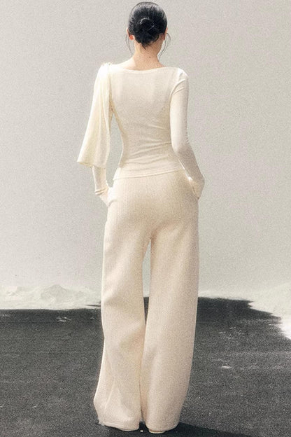 French Ribbon Design Blouse