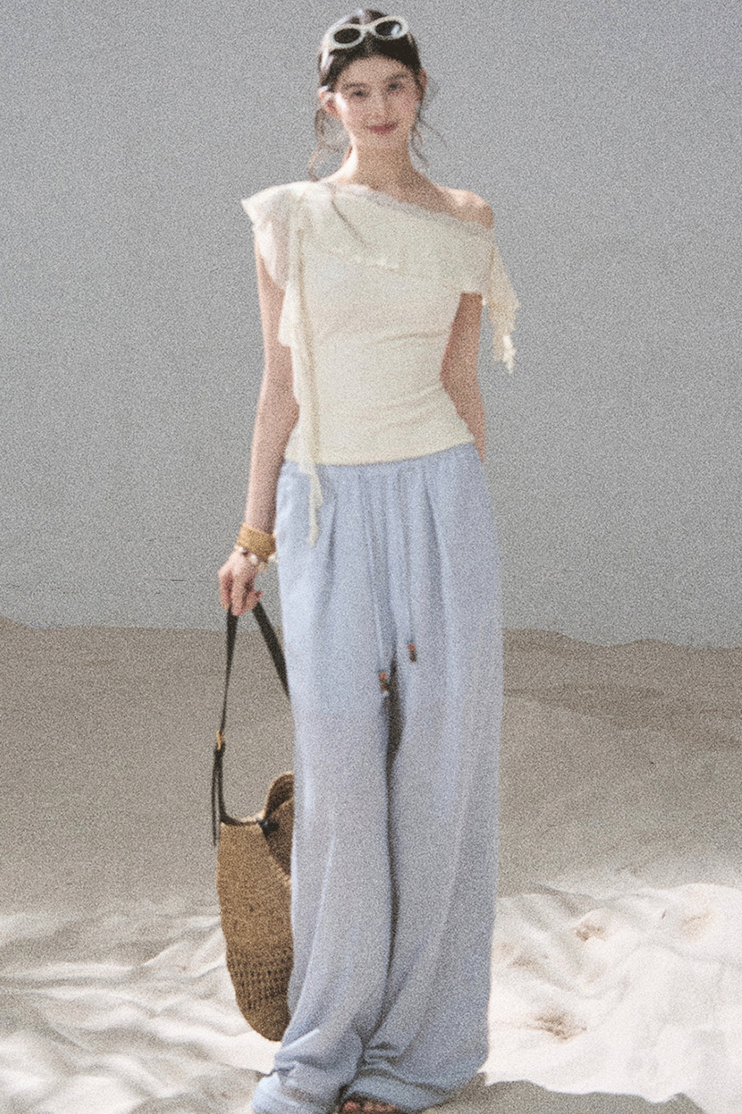 Before the Sunset Lace Off-Shoulder Top