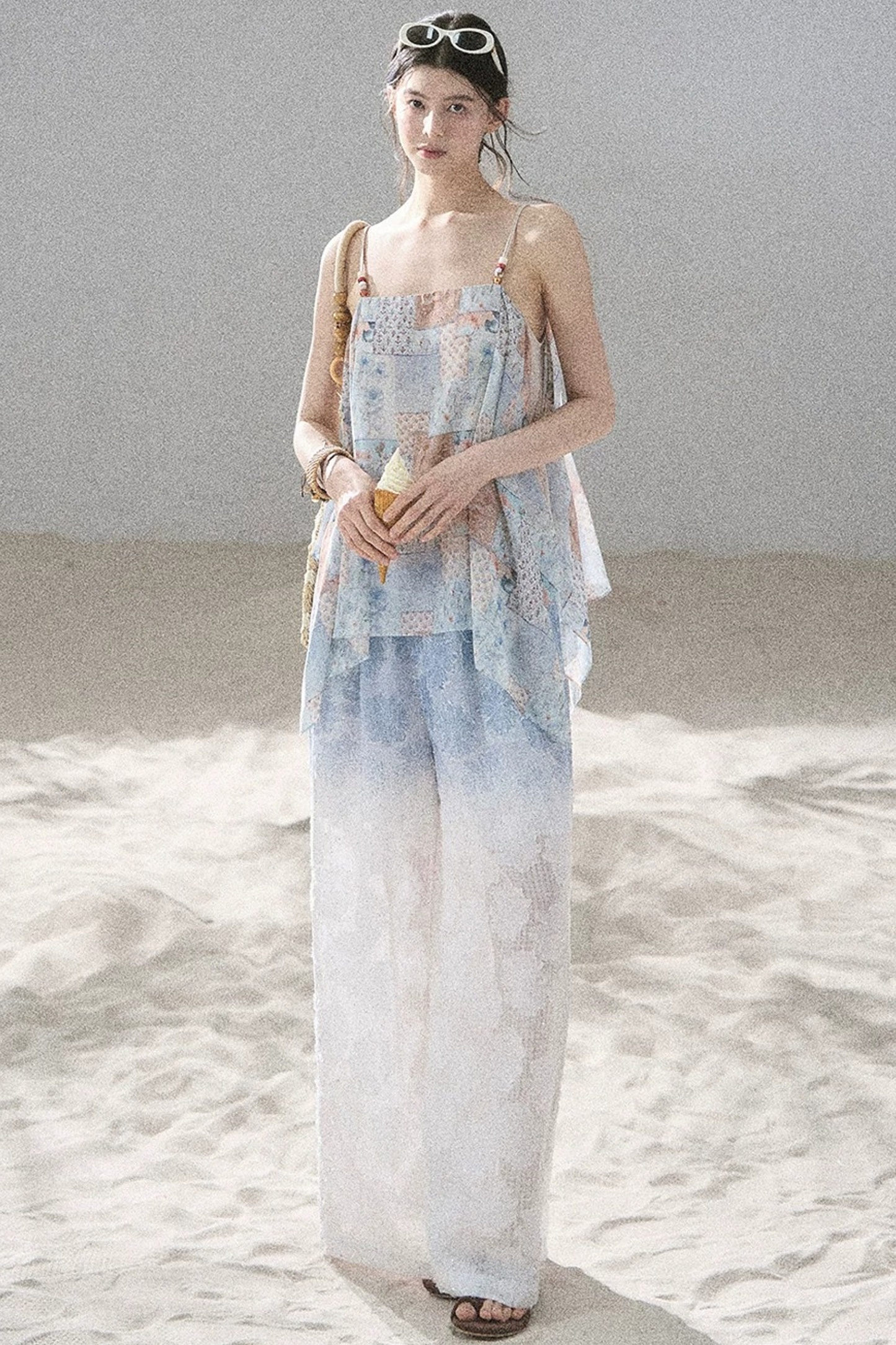 Whisper of Flowers Chiffon Top