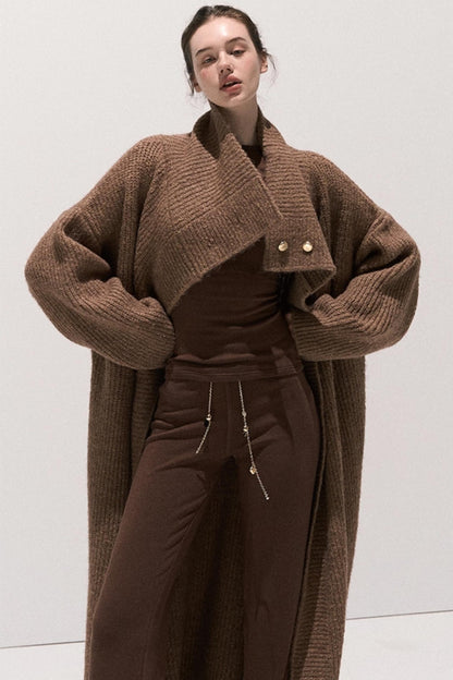 Soft Crewneck Knitwear Trouser Set-Up