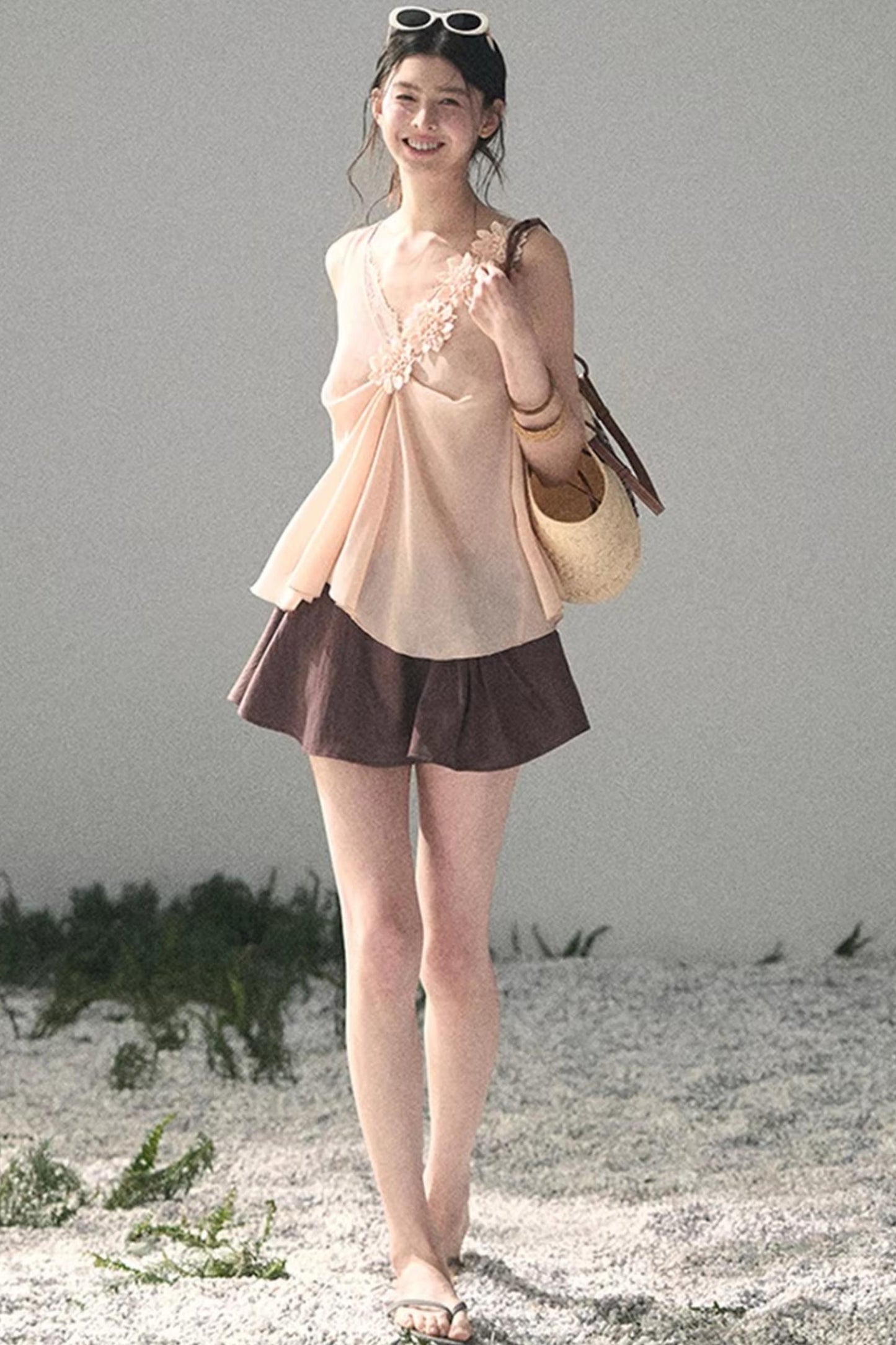 Silent Rose Semi-Sheer Lace T-Shirt