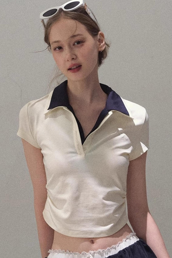 Vintage Lace Poncho Polo Skirt Set-Up