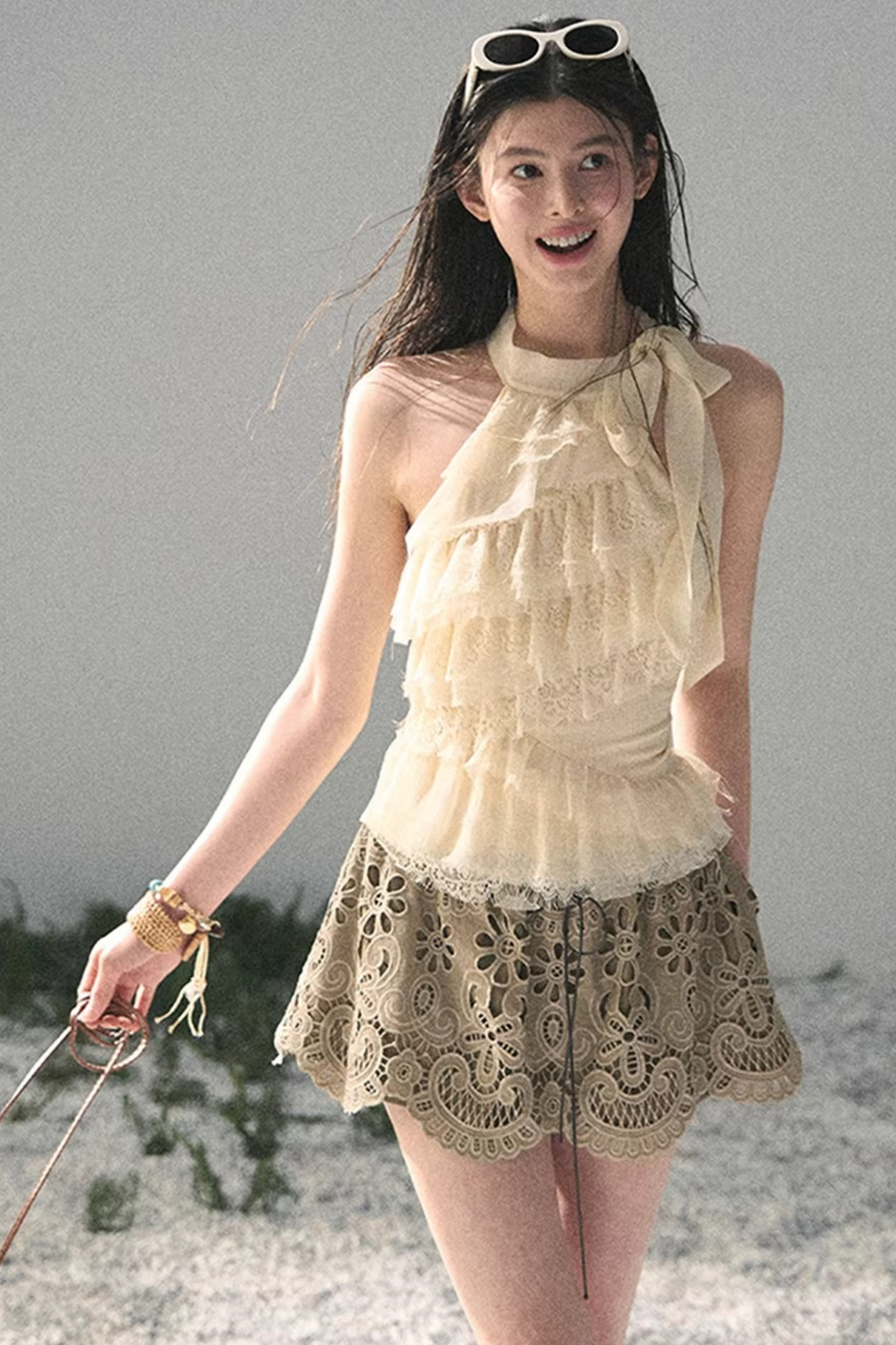 Spring Trace Lace Blouse