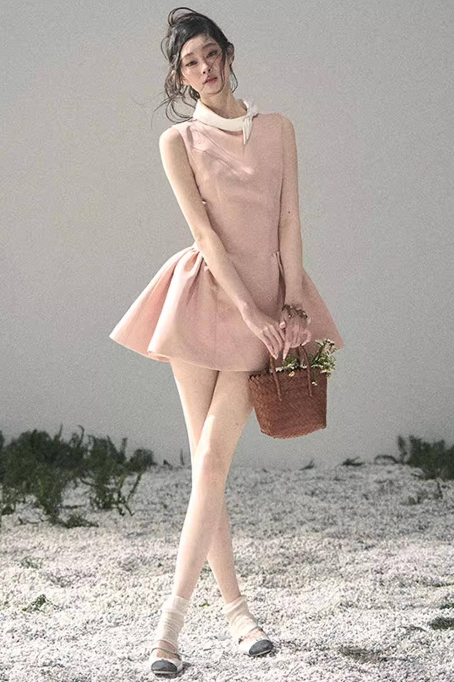 Lilian Ball Puff Sleeve Dress