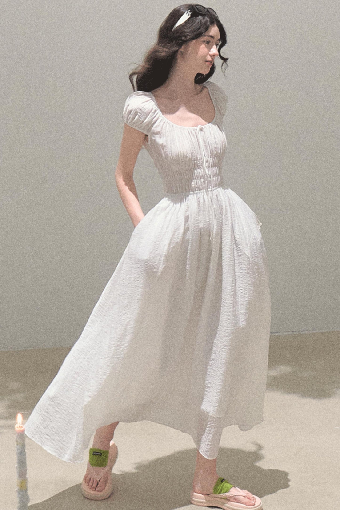 Blissful Tomato Leaf Dress