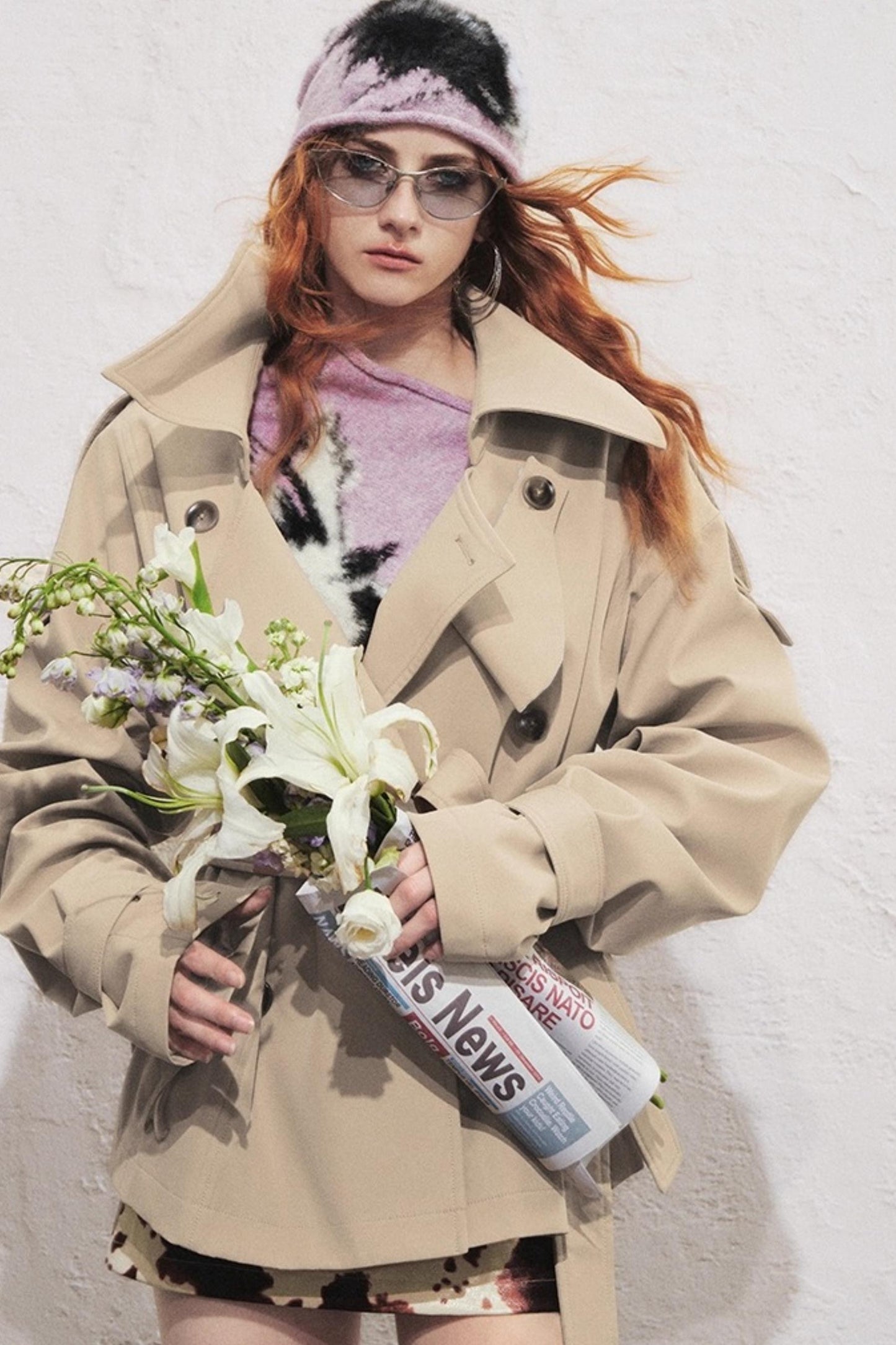 Classic Stand-Up Collar Trench Coat