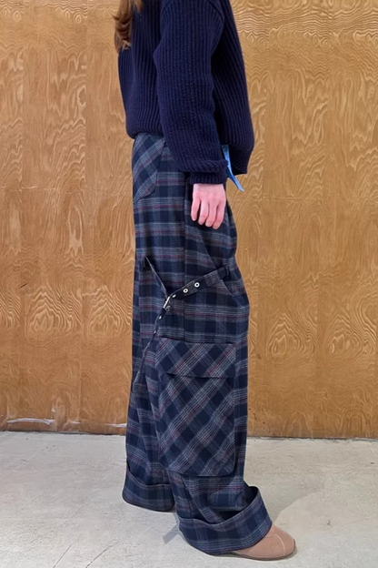 Knitted Two-Piece Sweater Pants Set