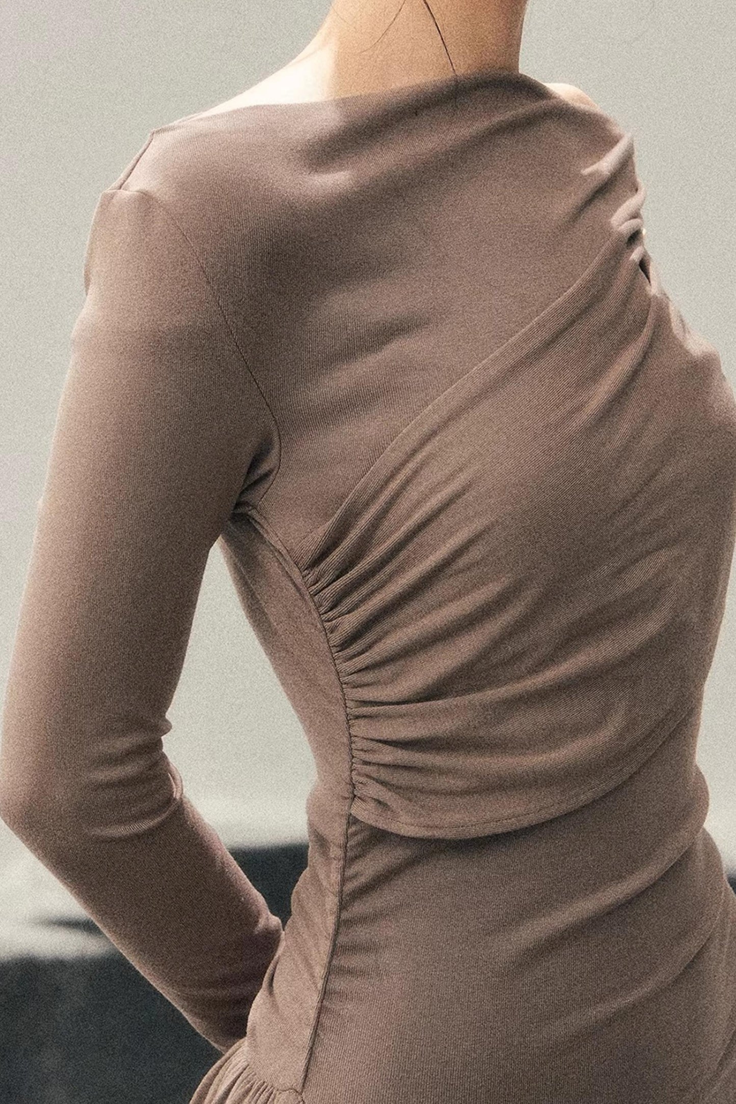 Ribbon Bodycon Winter Dress