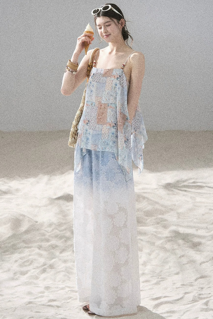 Whisper of Flowers Chiffon Top