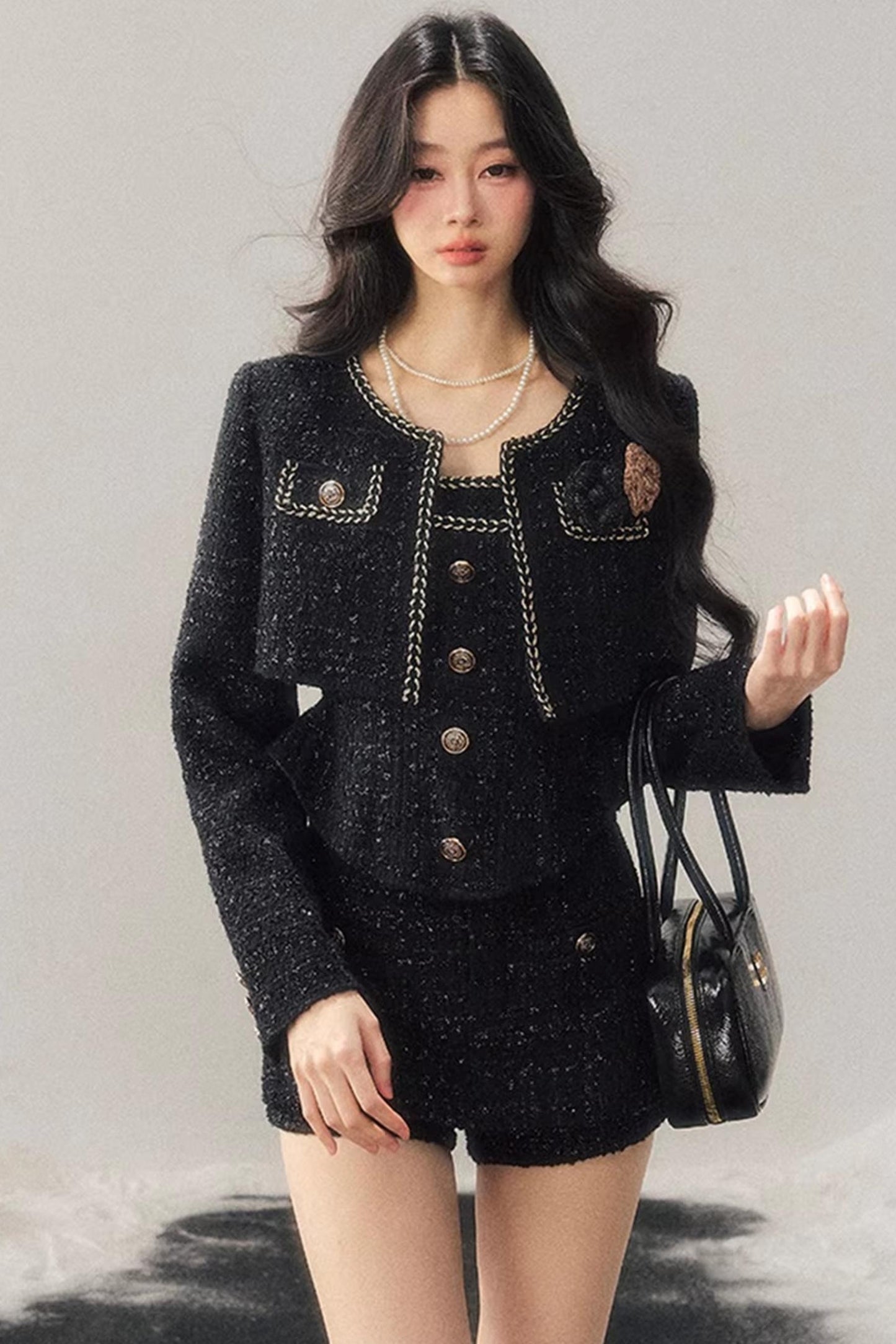 Chanel Wool Coat Skirt Set-Up