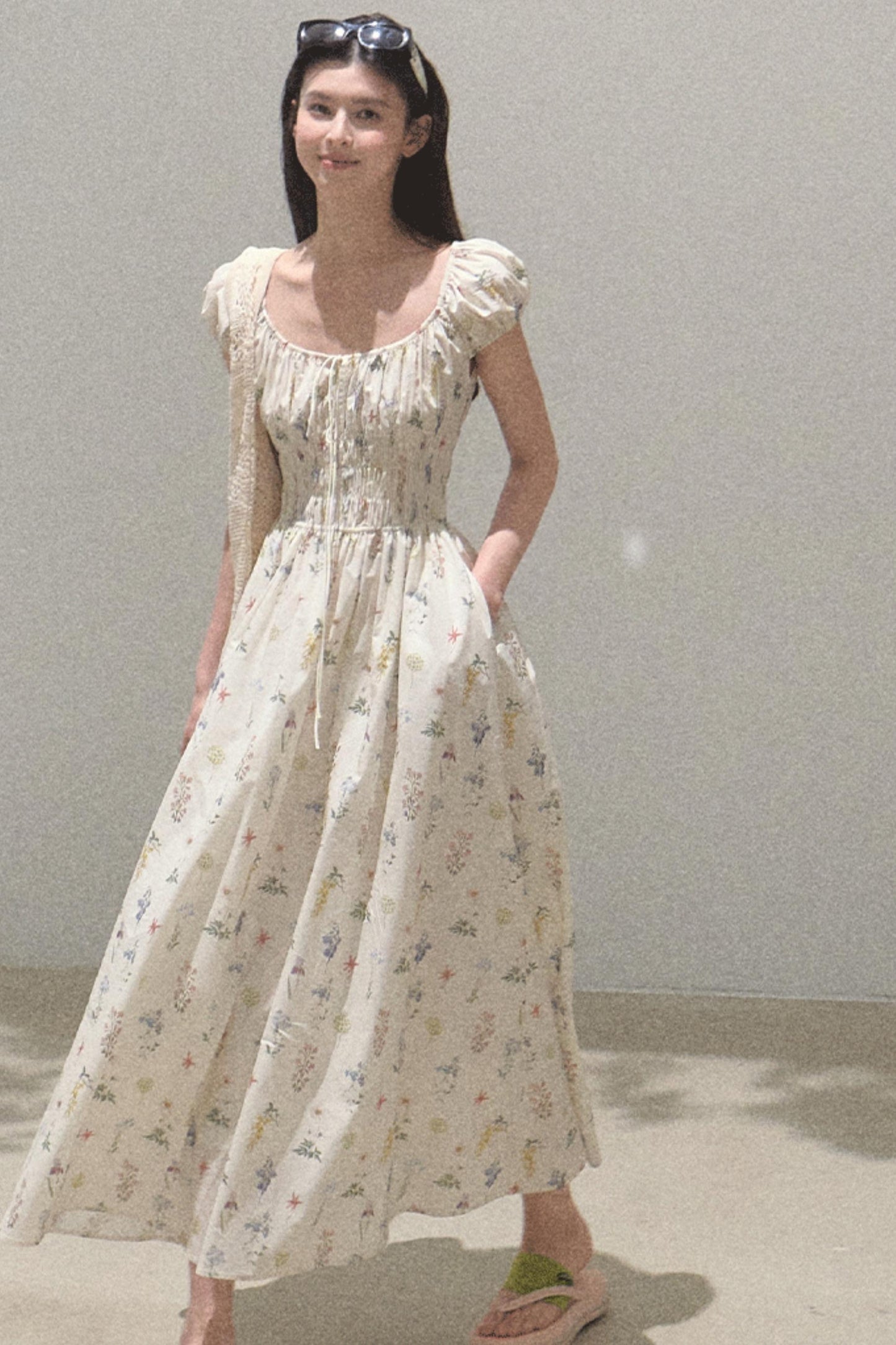 Blissful Tomato Leaf Dress