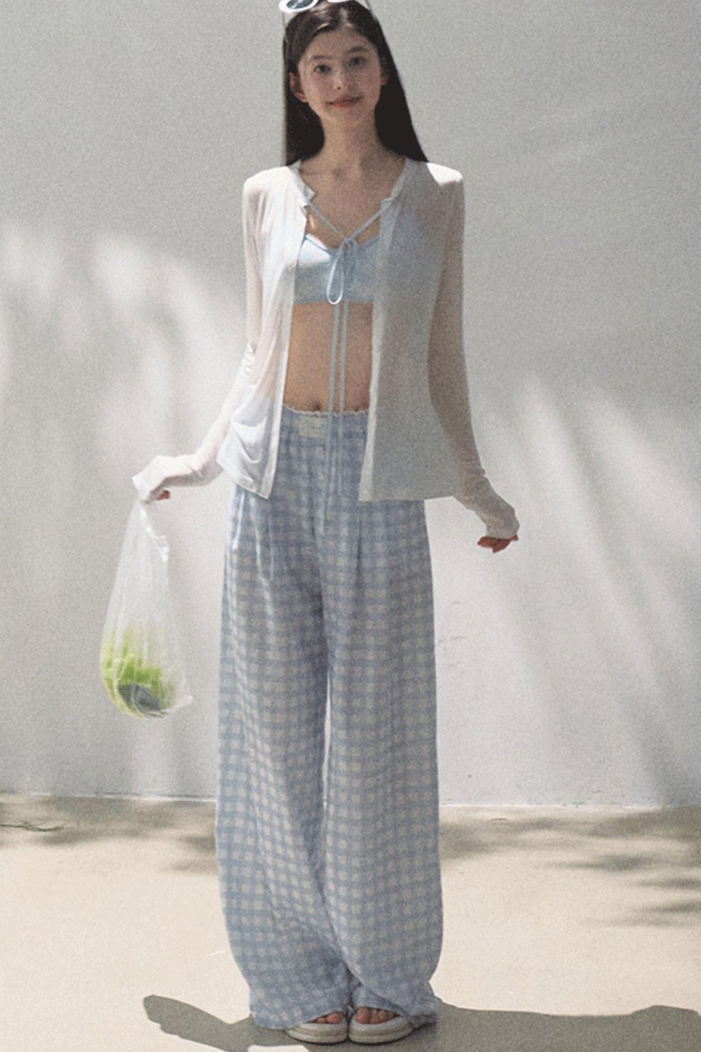 Stretch Chambray Camisole Set