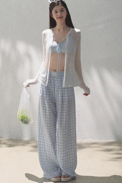 Stretch Chambray Camisole Set