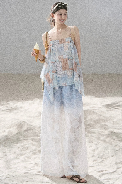 Whisper of Flowers Chiffon Top