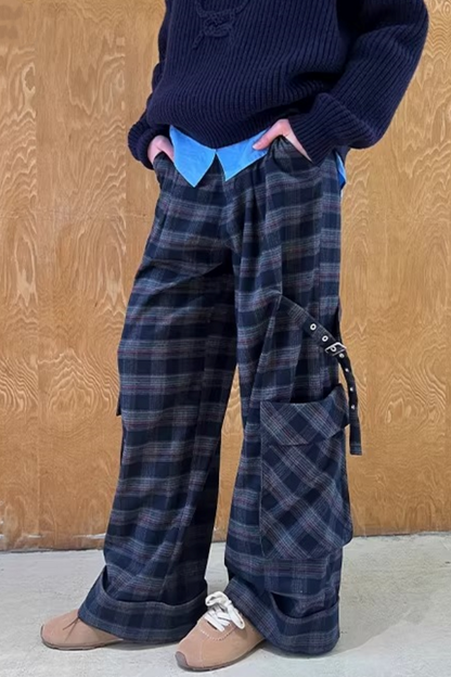 Knitted Two-Piece Sweater Pants Set