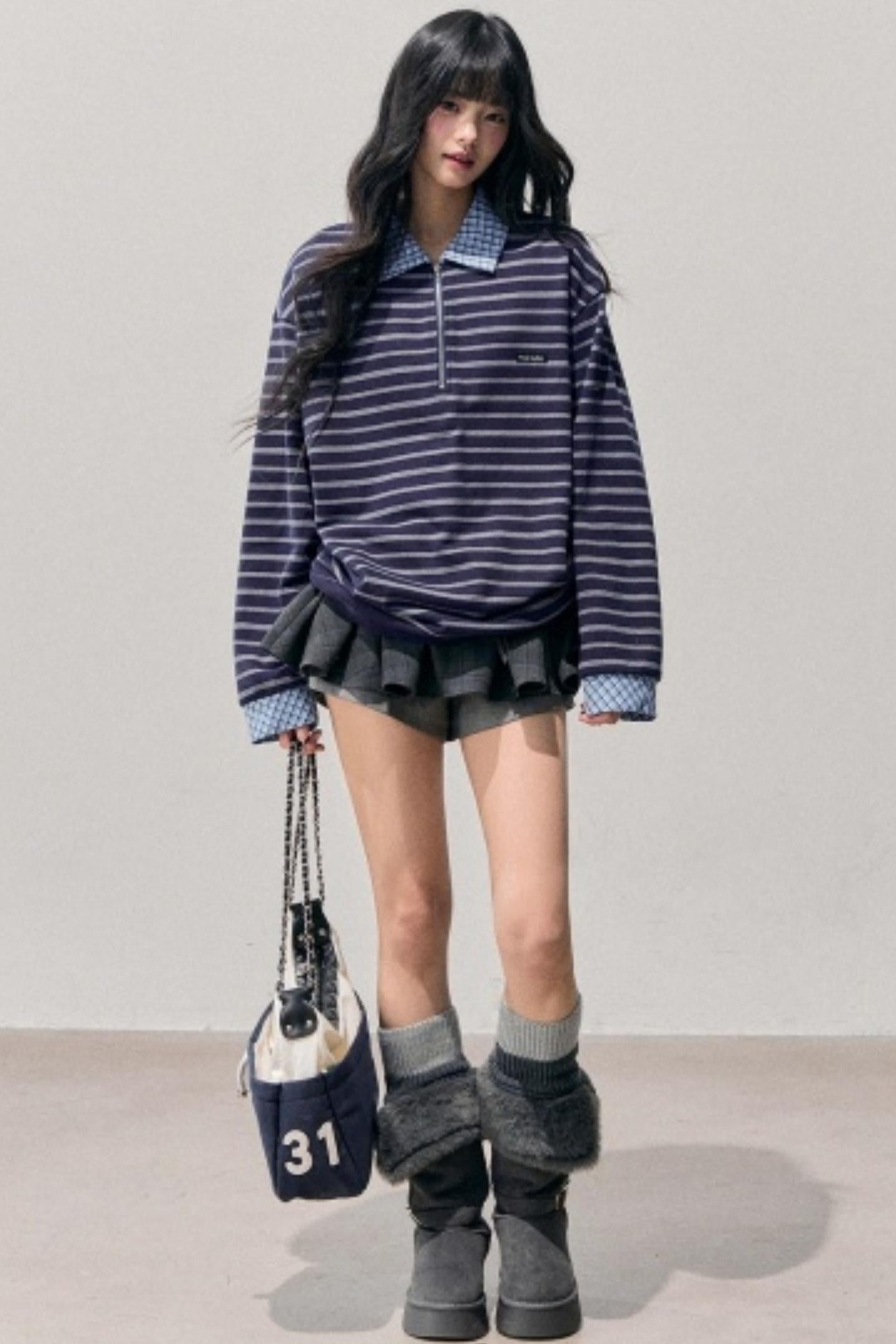 Plaid Annie Waltz Skirt