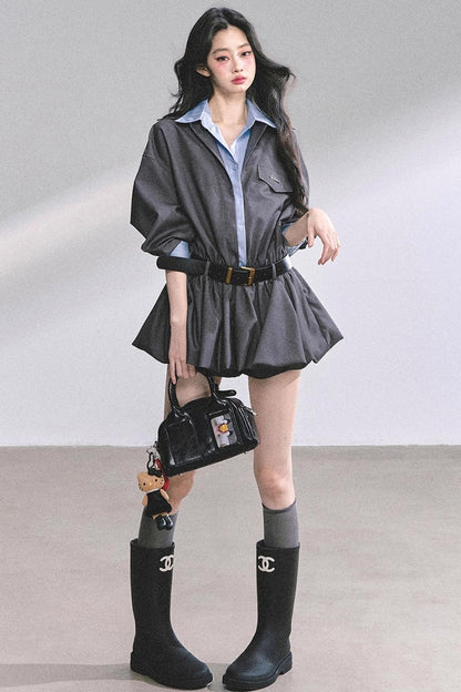 Autumn Bud Slim Dress Set-Up