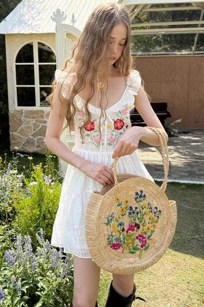 V-Neck Blossom Dress