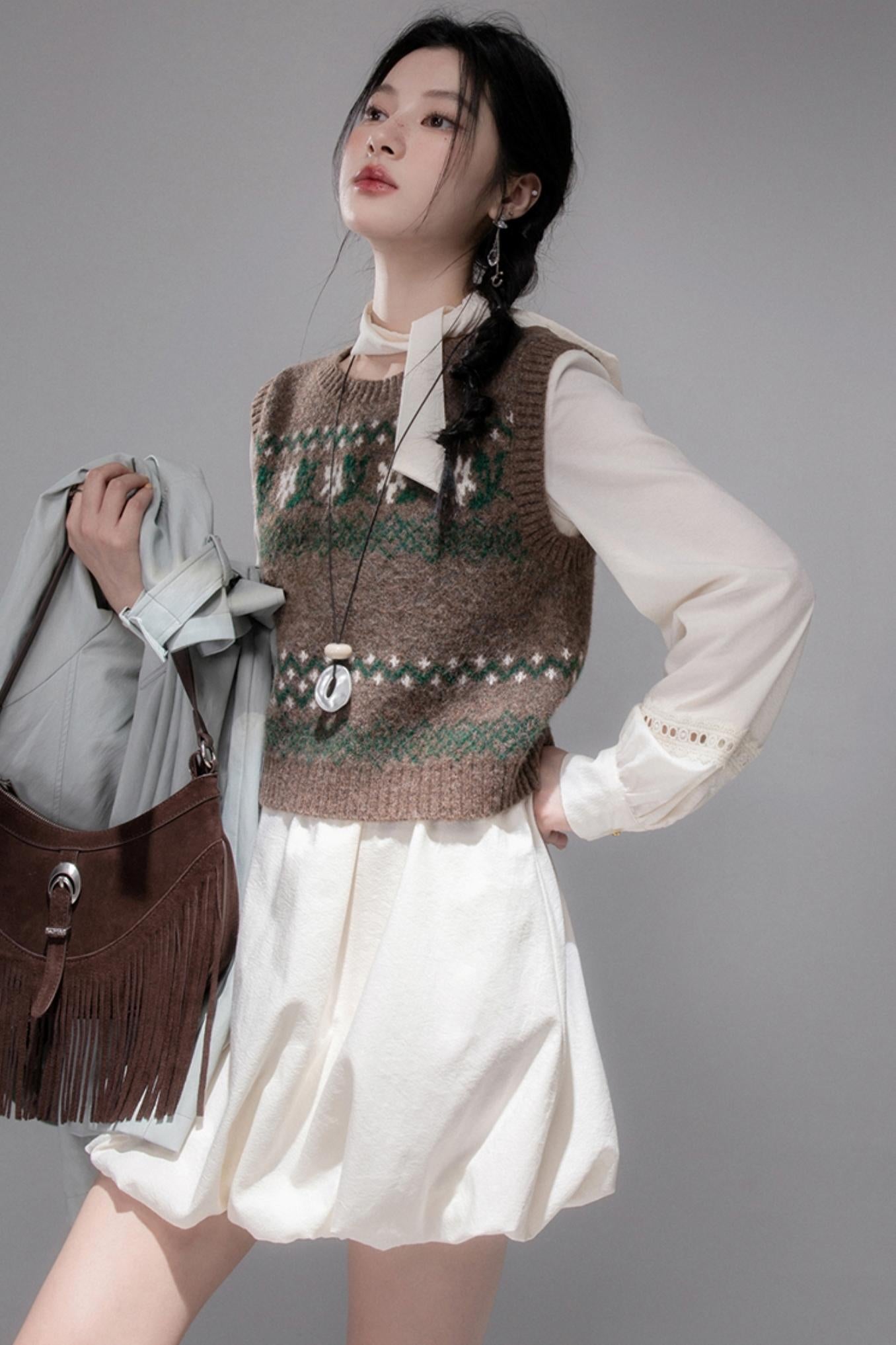 Efficiency Diamond Plaid Vest