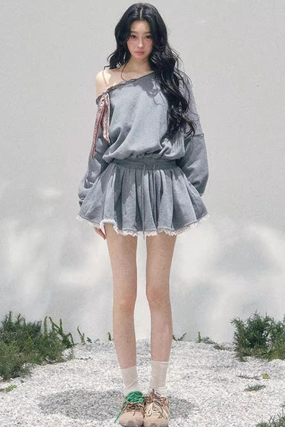 Spitzen-Ein-Schulter-Kleid