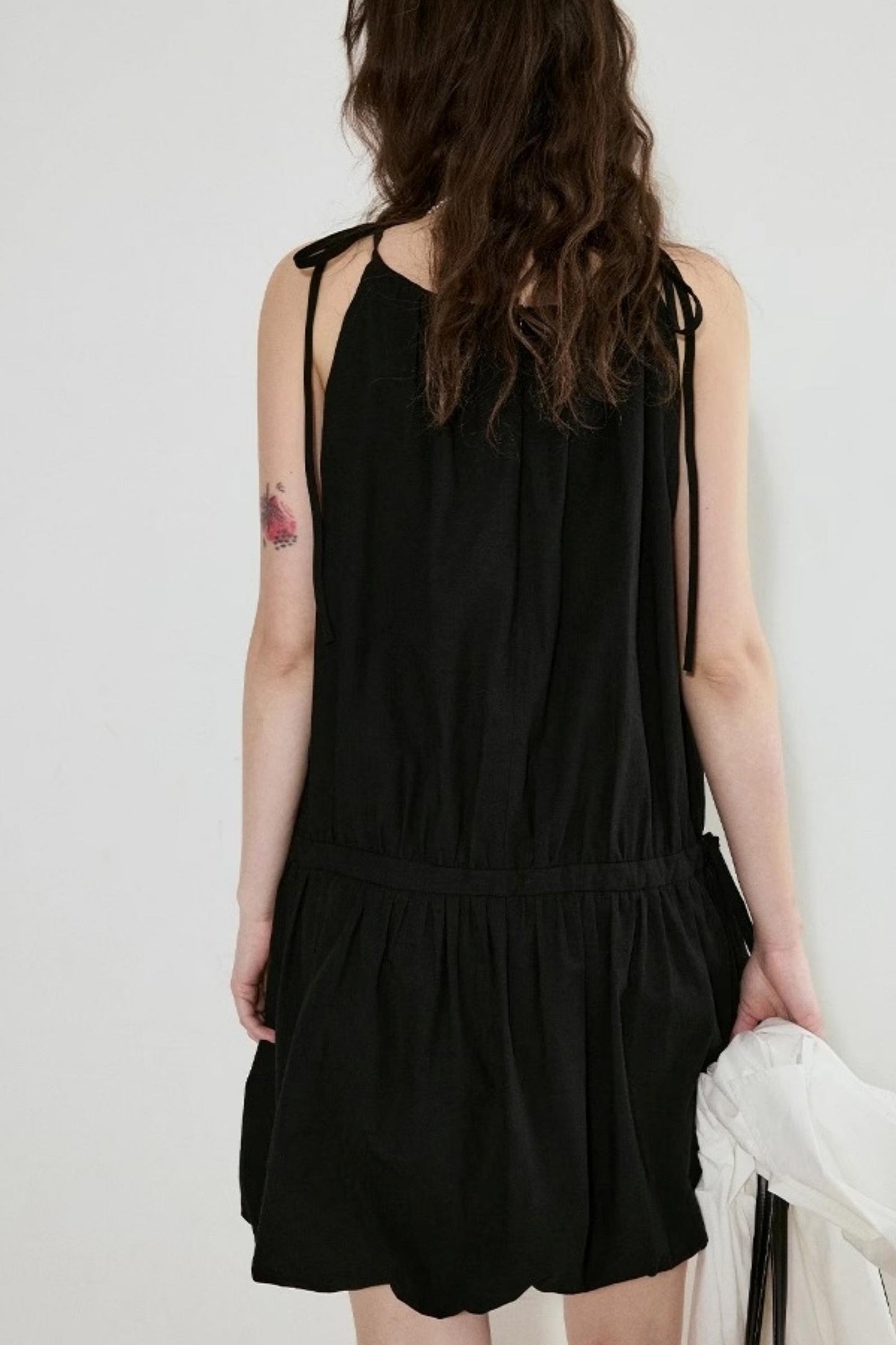 Three-Dimensional Halter Dress