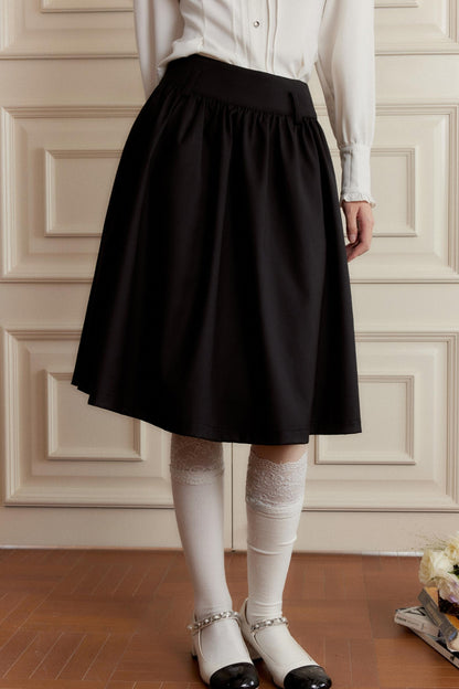 [10 31new] fragile shop, the world of little Hepburn Korean college atmosphere skirt autumn and winter