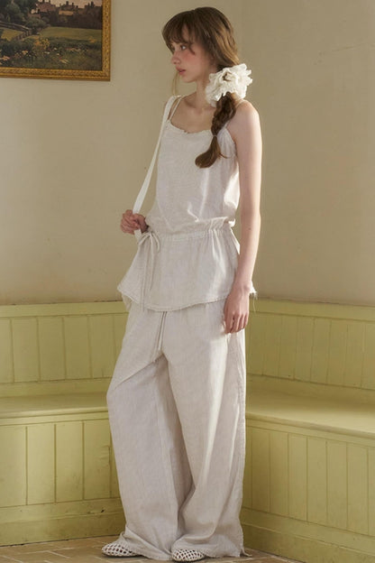 Coconut Grove Pleated Slacks Set-Up