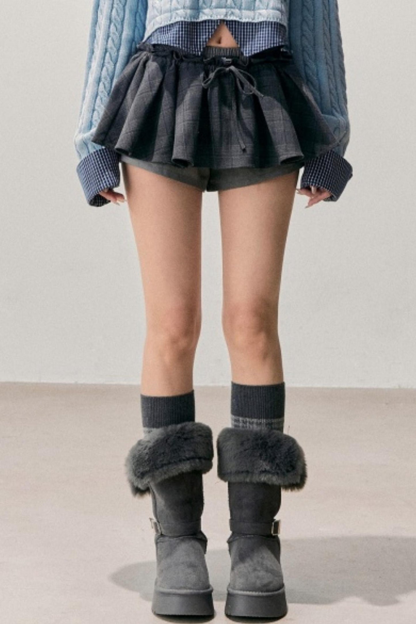 Plaid Annie Waltz Skirt