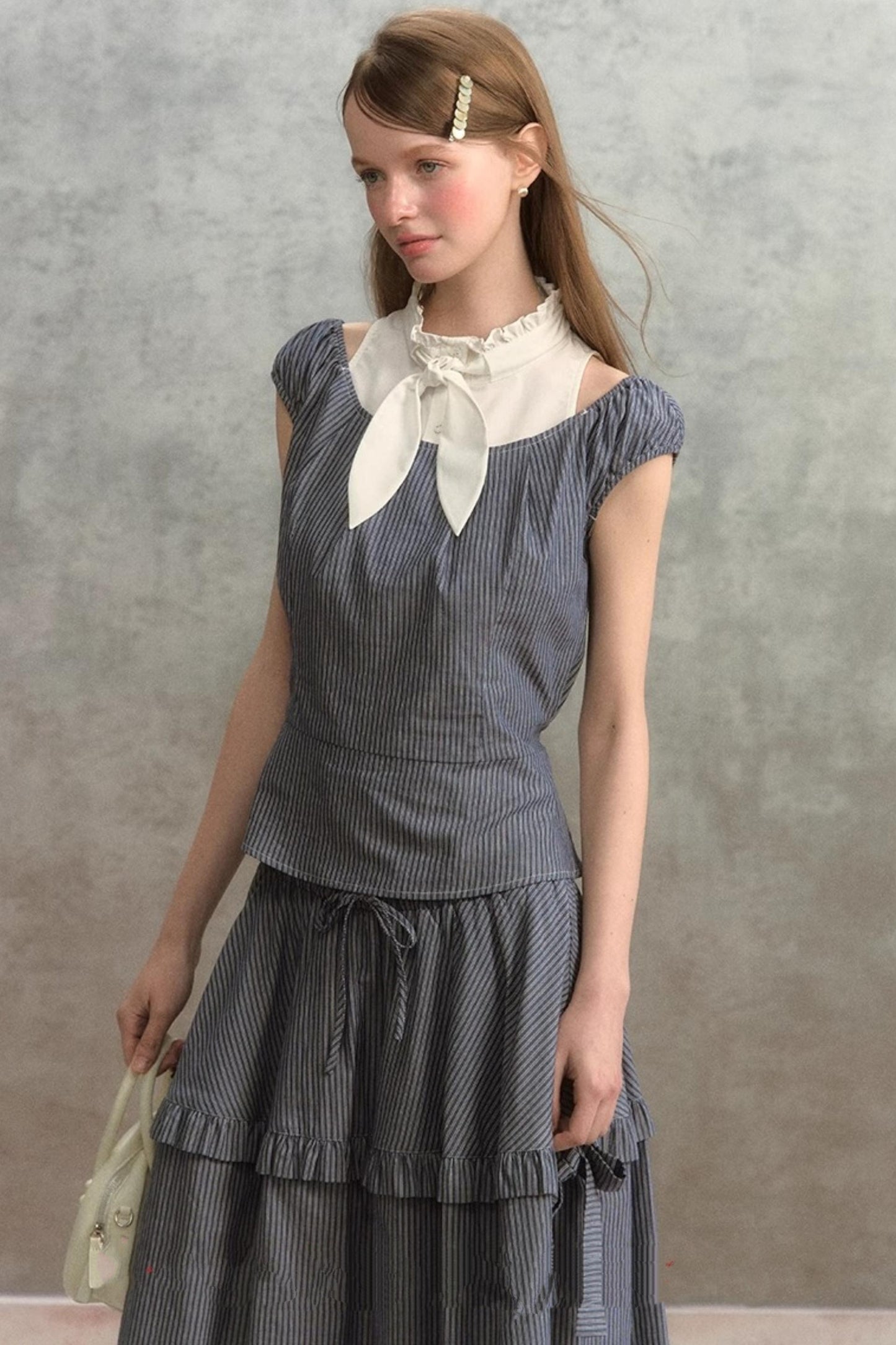 French Lace A-Line Skirt Set-Up