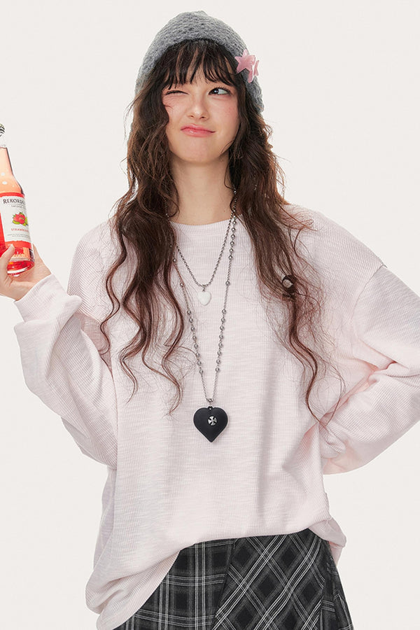 Soft Glutinous Long Sleeve T-Shirt