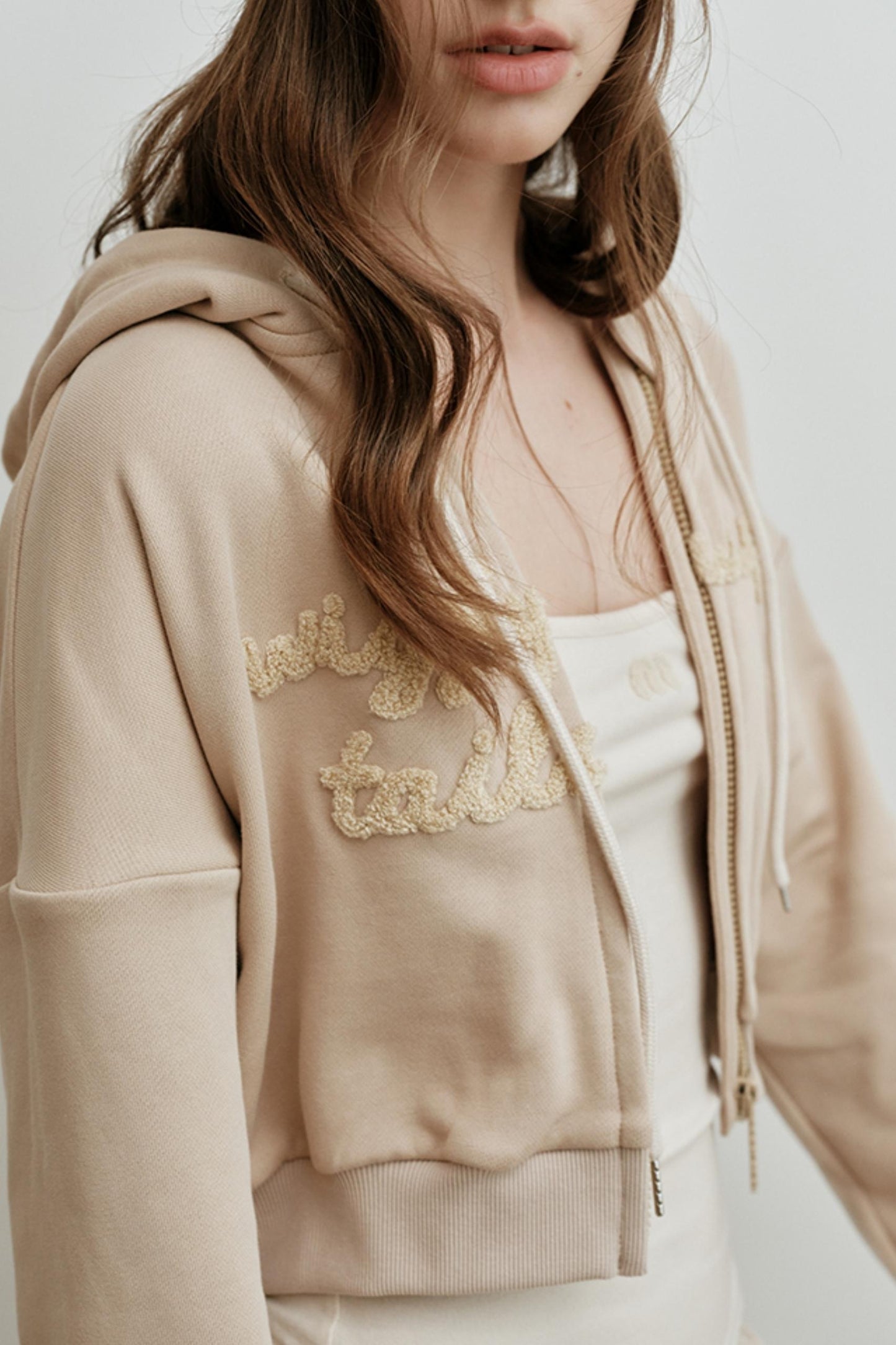 Embroidered High-Density Hooded Jacket