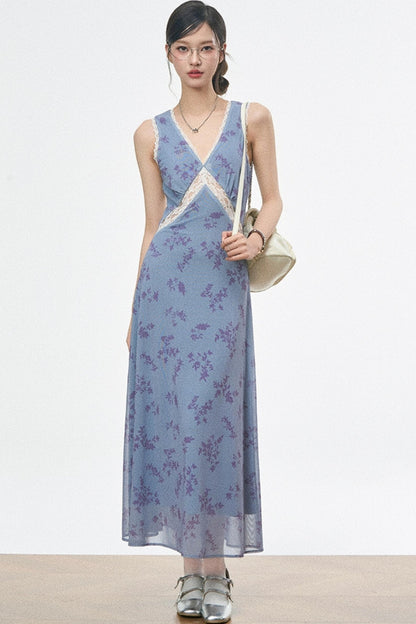 Elegant Floral Maxi Dress